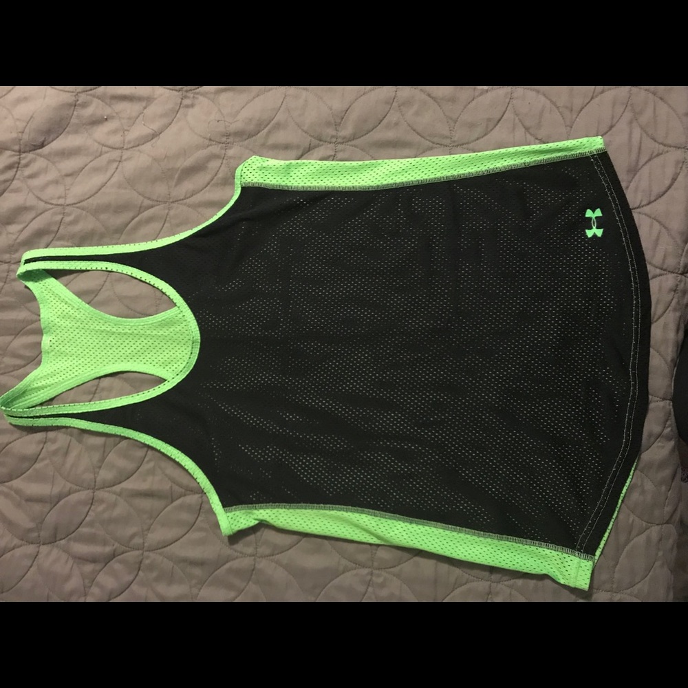 Two under armor tank tops size Medium